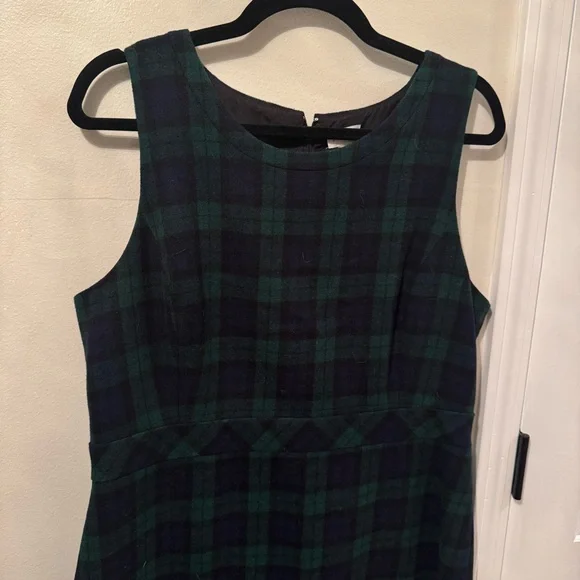 J. Crew Blackwatch Plaid Sheath Dress - Picture 4 of 5